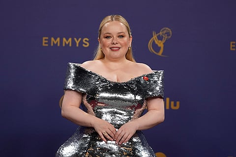 Emmy Awards 2024: Nicola Coughlan poses in the press room