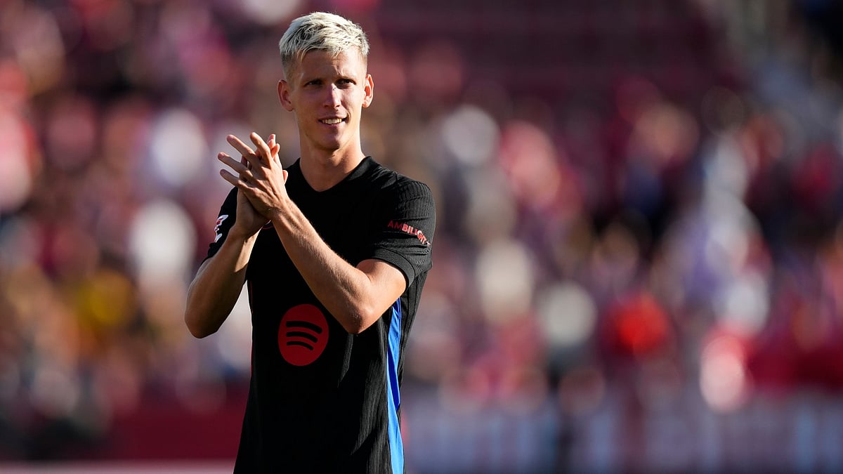 Barcelona winger Dani Olmo - null