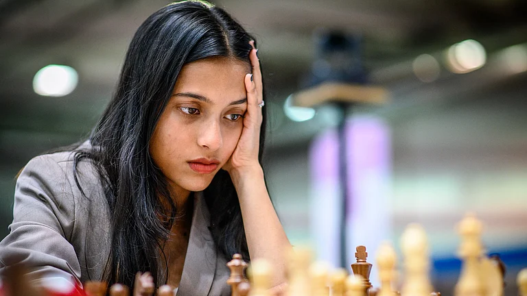 Indian GM Divya Deshmukh at the 45th Chess Olympiad - X/FIDE_chess