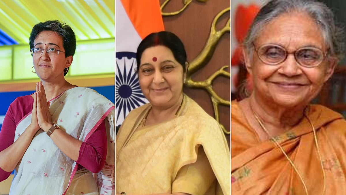 Delhi CMs Atishi Sushma Sheila