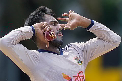 India vs Bangladesh 1st Test: Bangladesh's Mehidy Hasan Miraz participates in a training session