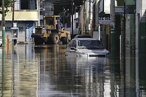 Flooded Streets in Mexico