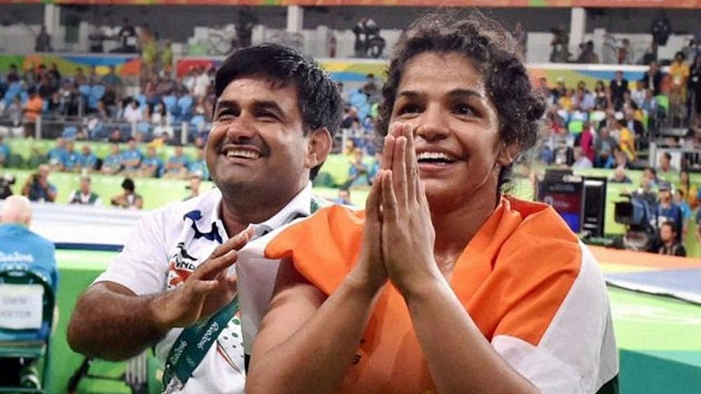 File Photo : Sakshi Malik is the first Indian female wrestler to win a medal at the Olympics.