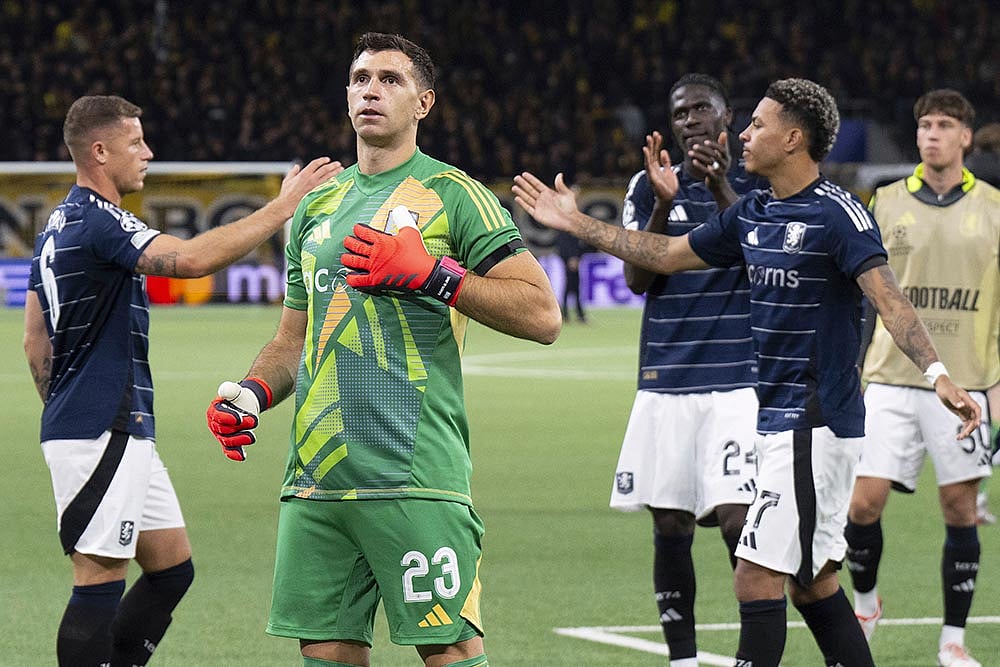 Photo: Peter Schneider/Keystone via AP : Champions League: Aston Villa vs Young Boys Bern
