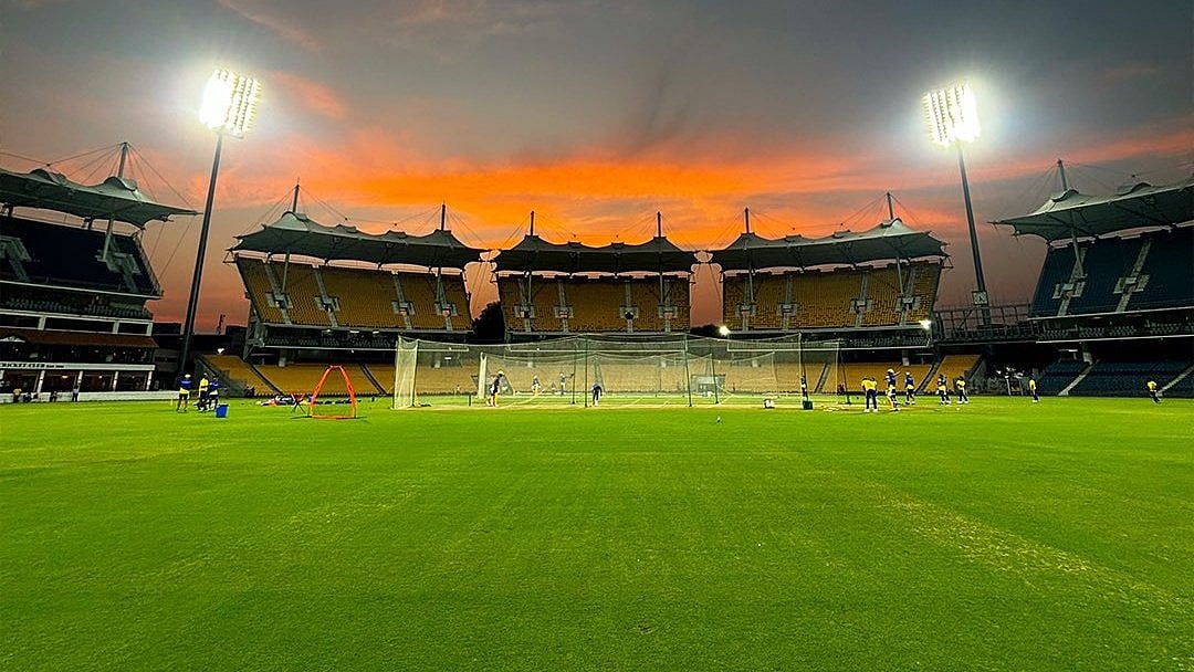 The MA Chidambaram Stadium will host a Test match after 3 years. - X/mufaddal_vohra