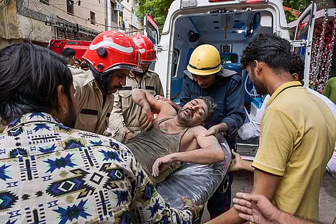 House collapsed in Delhi's Karol Bagh