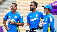 BCCI Sets Up Urgent Talks With Gambhir, Agarkar Ahead Of India Vs South Africa 2nd ODI: Report PTI/R Senthilkumar : (from L to R) Ajit Agarkar, Virat Kohli and Gautam Gambhir at a nets session in Chennai ahead of the first Test between India and Bangladesh.