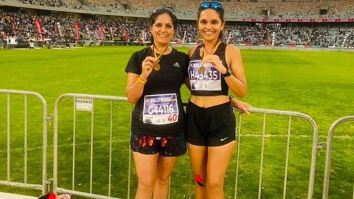 Special Arrangement : Anita Janu and her daughter Nupur.