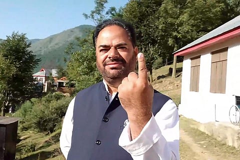 Congress candidate from Banihal constituency Vikar Rasool Wani