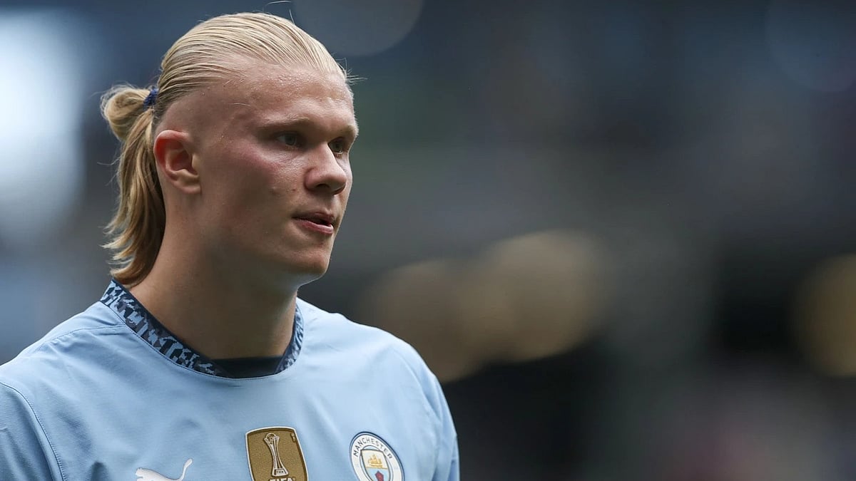 Manchester City forward Erling Haaland. - AP