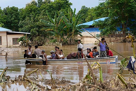 Floods Myanmar 2024