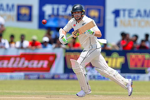 SL Vs NZ, 1st Test Day 2: New Zealand's Tom Latham plays a shot