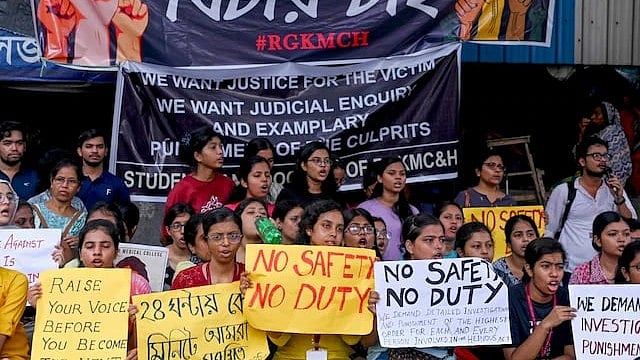Protest in Kolkata seeking justice in RG Kar Hospital case