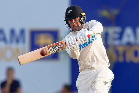 SL Vs NZ, 1st Test Day 2: New Zealand's Tom Blundell plays a shot