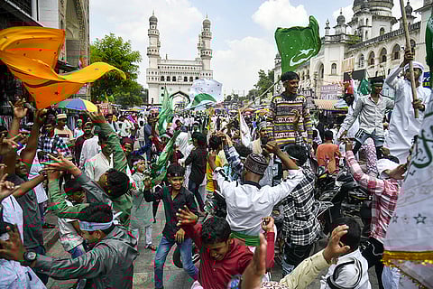 Milad-un-Nabi procession in Hyderabad