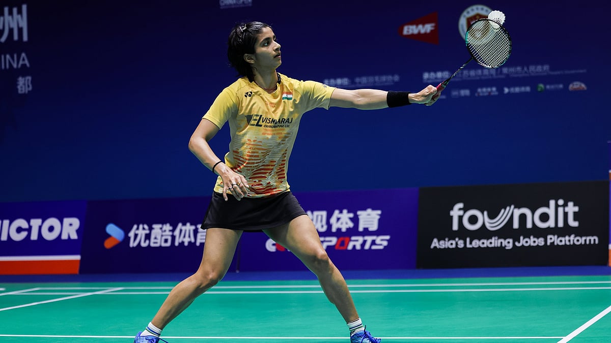 X : Indian shuttler Malvika Bansod