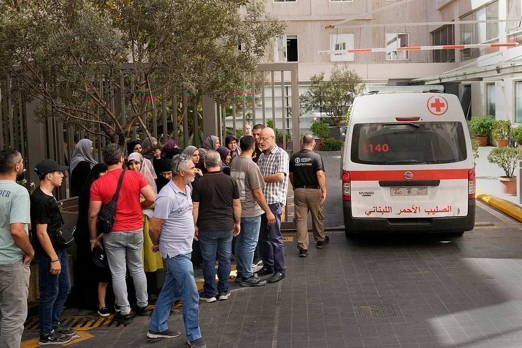 | Photo: AP : Lebanon Walkie-Talkie Blasts Kill 20; Concern Of Wider Conflict With Israel Rises