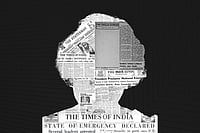 The Blank Editorials Of Emergency: When Silence Speaks Illustration: Vikas Thakur