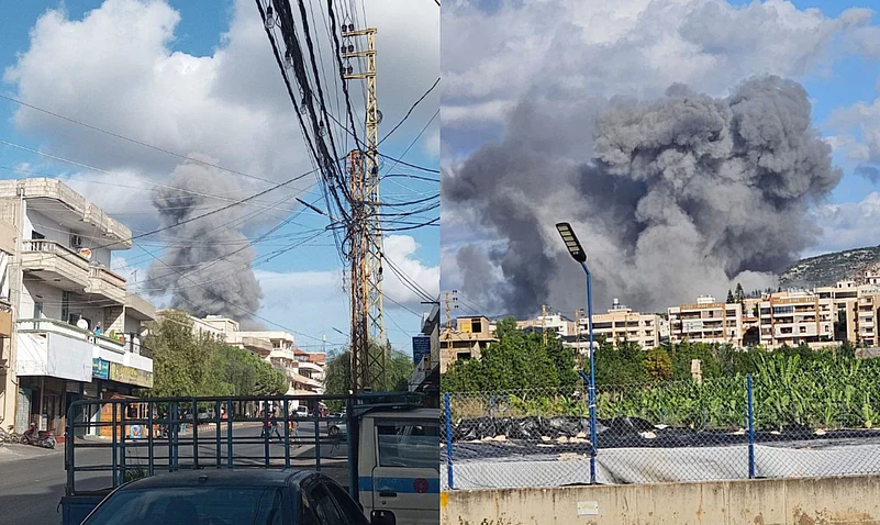 Israel air strike on Southern Lebanon