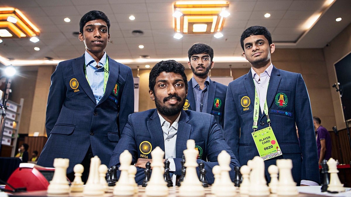 Photo: X | The Bridge : Indian team won bronze medal in the Chess Olympiad 2022.