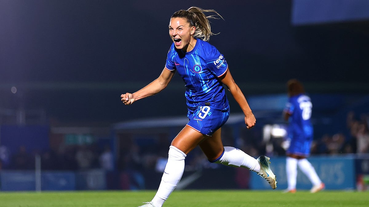 Chelsea goalscorer, Johanna Rytting Kaneryd. - null