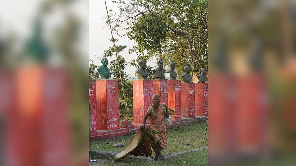 The Memorial of Naxal Bari Movement at Bayngai Joyt at Naxal Bari area  --on 10-04-17