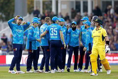 England Vs Australia 1st ODI: England's Liam Livingstone celebrates the wicket of Australia's Steven Smith