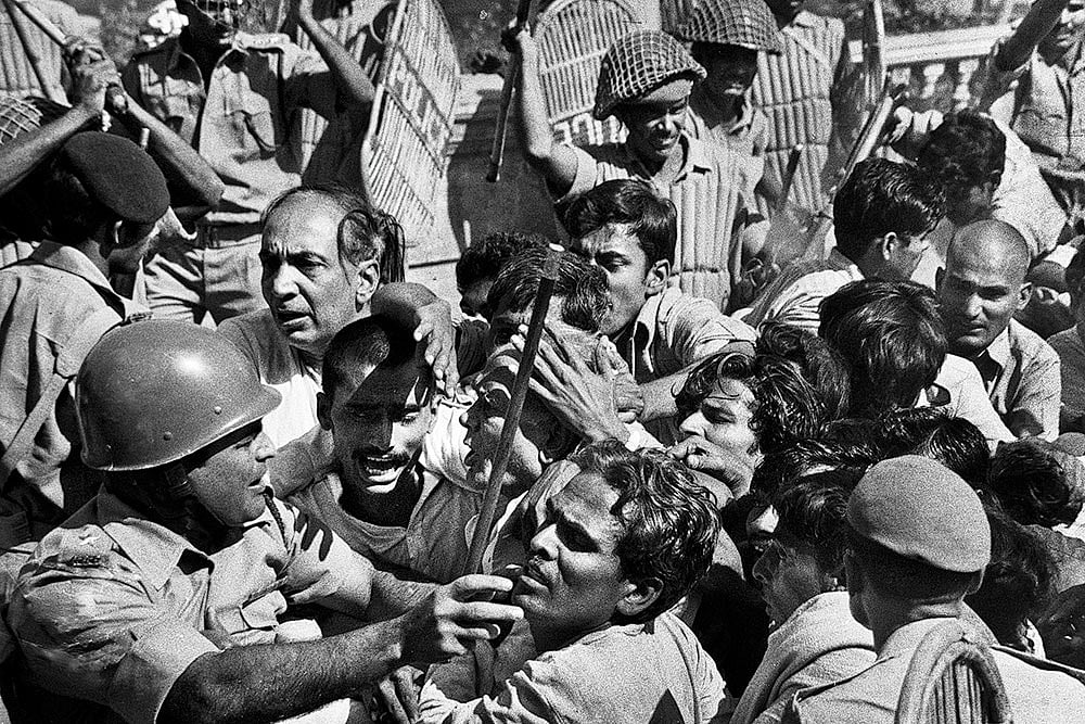 Roughed Up: Jayaprakash Narayan supporters clash with police personnel