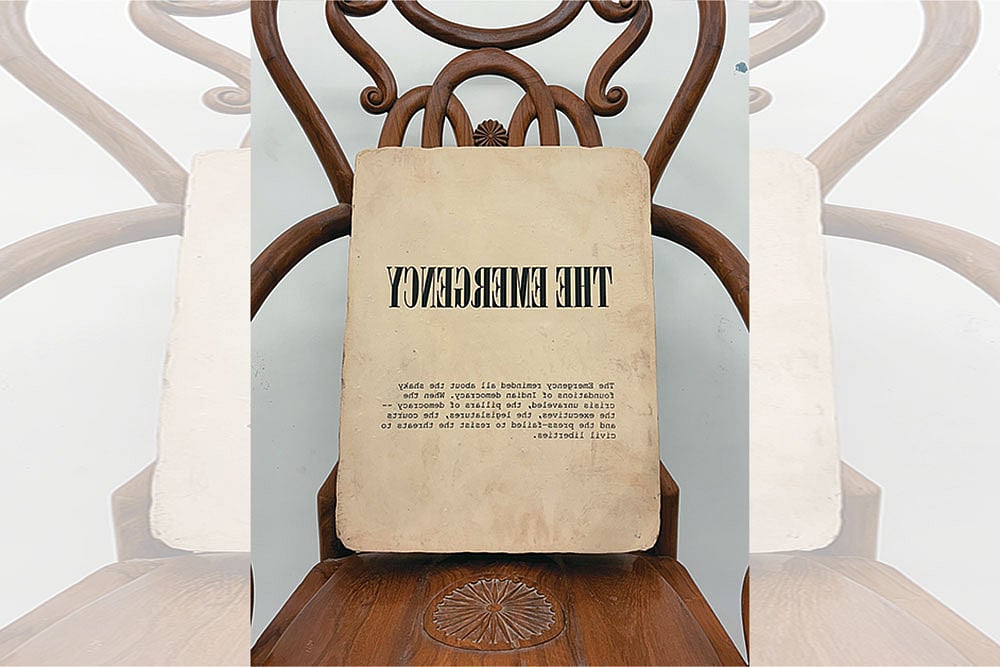 Stoned Goddesses, 2013, Recycled Wood and Fibre, Artwork by Riyas Komu - null