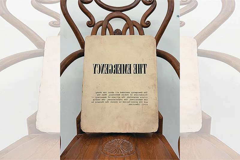 Stoned Goddesses, 2013, Recycled Wood and Fibre, Artwork by Riyas Komu