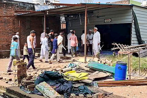 Mosque demolition in Laksar