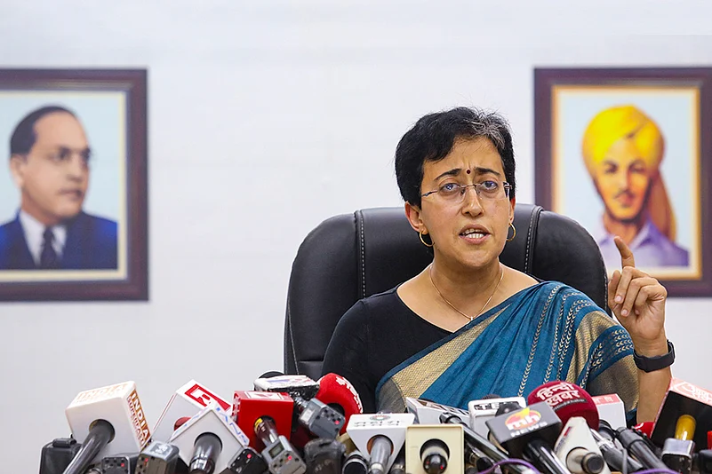 Delhi CM Atishi Marlenas swearing-in ceremony_11