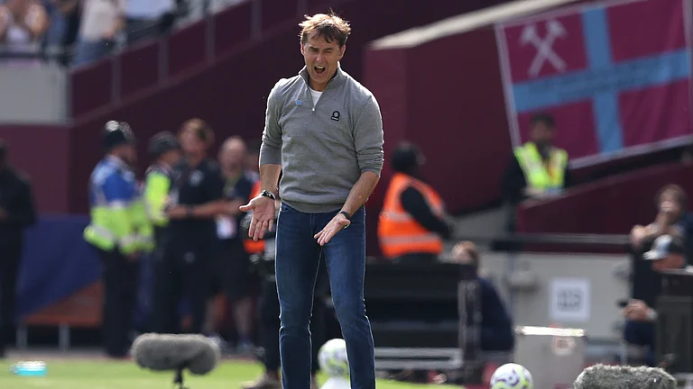 Julen Lopetegui at the London Stadium - null