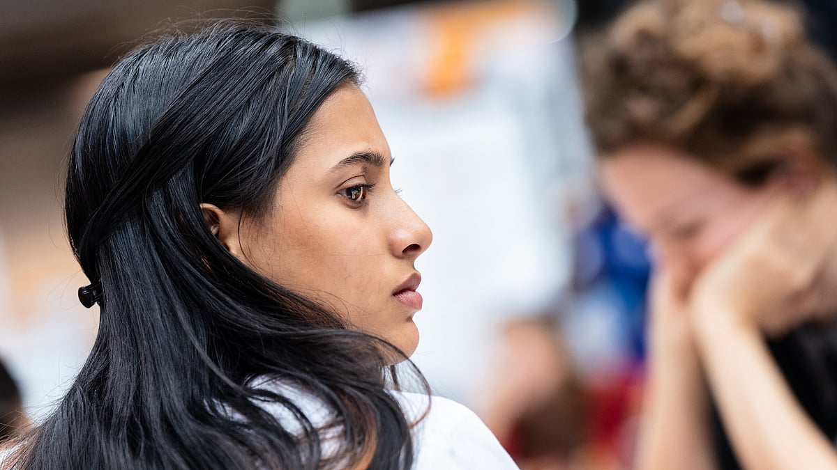 FIDE/Maria Emelianova : India's Divya Deshmukh beat China's Ni Shiqun in round of FIDE Chess Olympiad 2024 in Budapest.