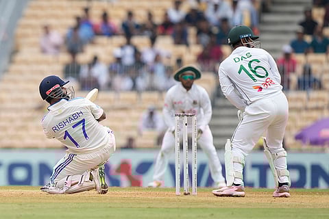 IND Vs BAN, 1st Test Day 3: India's Rishabh Pant plays a shot