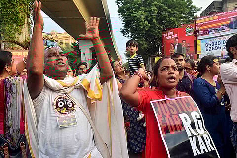 Kolkata Rape Case: People join junior doctors during a rally