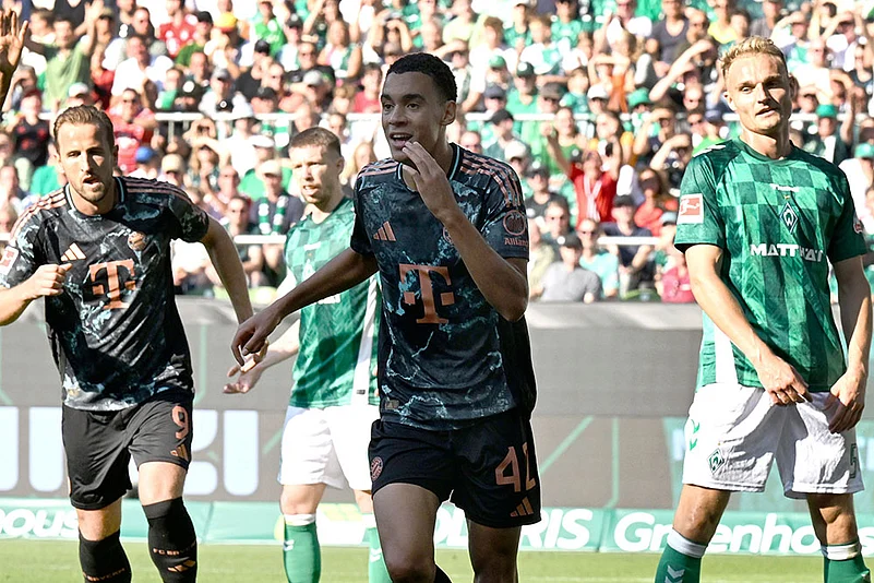 German Bundesliga Soccer Match
