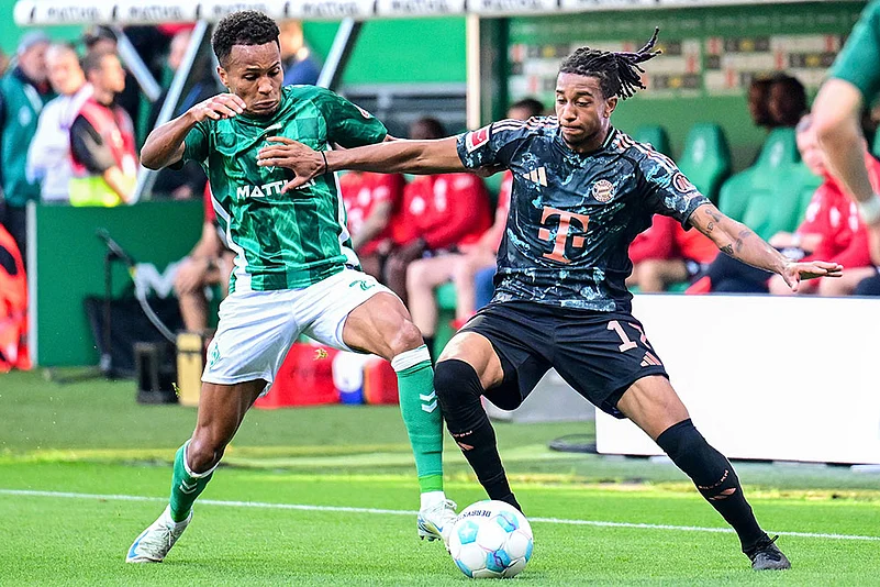 German Bundesliga Soccer Match: Bayern Munich vs Werder Bremen