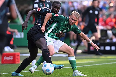 German Bundesliga Soccer Match