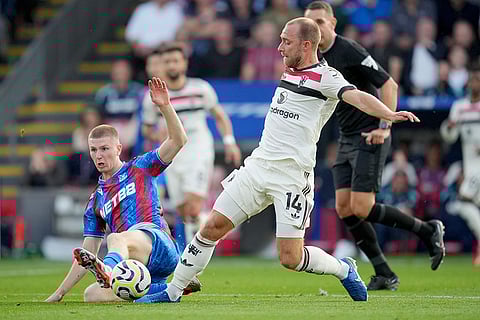 English Premier League Soccer Match: Crystal Palace vs Manchester United