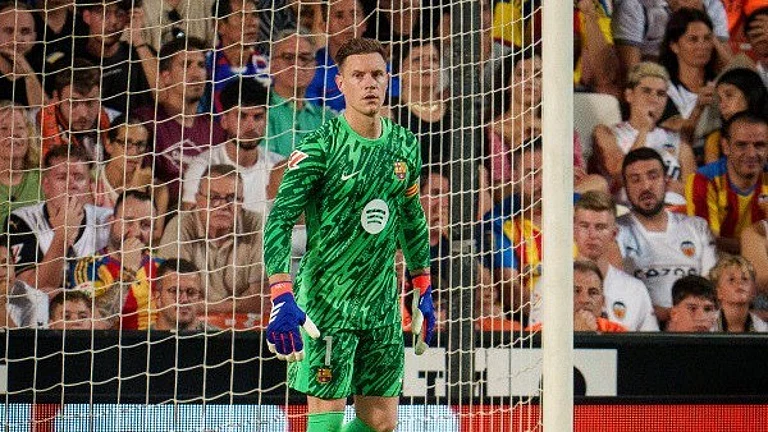 Marc-Andre-Ter Stegen in action - X/FCBarcelona