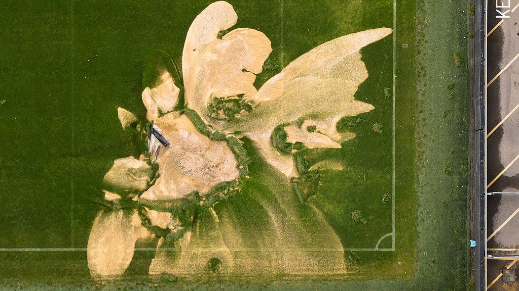 newcastle-united-vs-afc-wimbledon-flooding-ap-photo