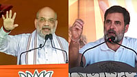 Bihar Polls: Amit Shah And Rahul Gandhi Set To Hold Rallies Today PTI : Amit Shah (L) and Rahul Gandhi (R) addressing rallies in J&K.