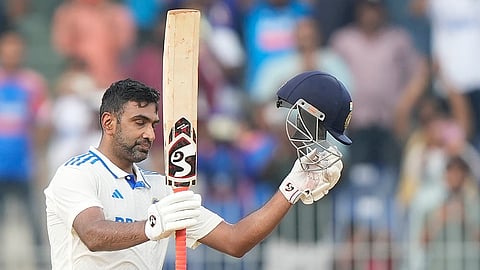 R Ashwin Retires: Ravichandran Ashwin celebrates scoring century against Bangladesh during their 1st test