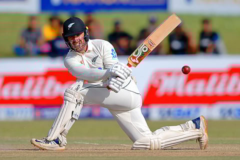 Sri Lanka vs New Zealand 1st Test: New Zealand's Tom Blundell bats