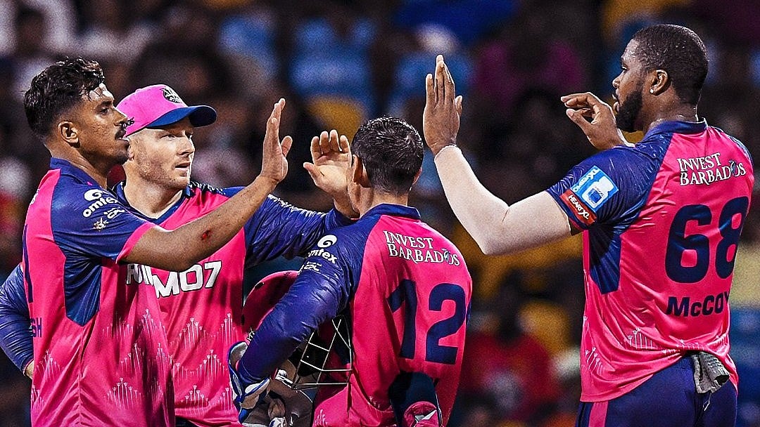 X/BarbadosRoyals : Barbados Royals players during CPL 2024.