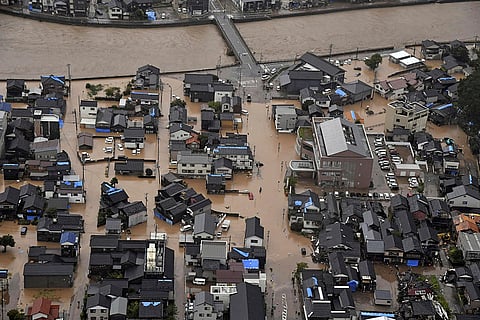 Japan Floods: Flooded area in Wajima, Ishikawa prefecture