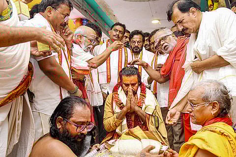 Pawan Kalyan performs purification ritual