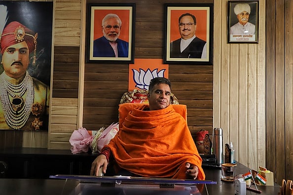 via Getty : BJP JK President Ravinder Raina
