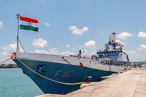 INS Talwar at Mombasa
